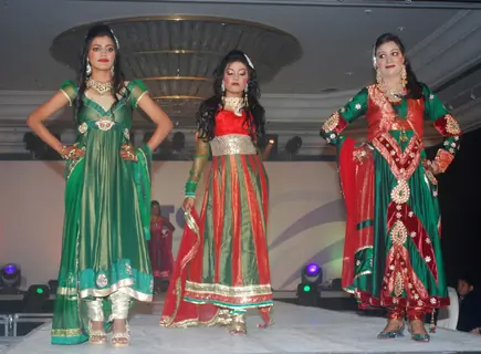 Models walk the ramp at IITC Annual Fashion Show