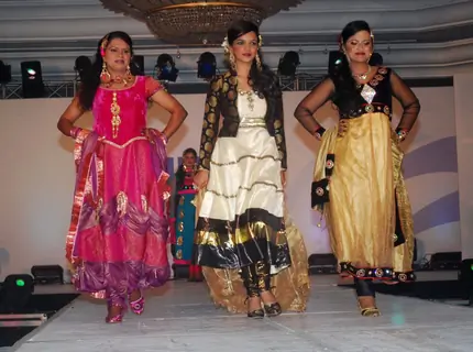 Models walk the ramp at IITC Annual Fashion Show
