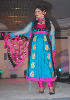 Models walk the ramp at IITC Annual Fashion Show