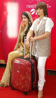 Neeta Lulla with Miss India Kanishta Dhanker launches designer bags with VIP at JW Marriott