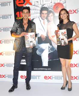 Dia Mirza and Zayed Khan at Exhibit Magazine anniversary bash, Vie Lounge, Juhu in Mumbai