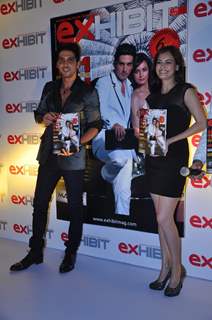 Dia Mirza and Zayed Khan at Exhibit Magazine anniversary bash, Vie Lounge, Juhu in Mumbai