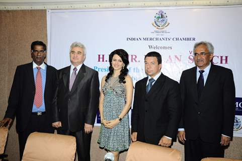 Yana Gupta at IMC-Czech design event, IMC chambers in Mumbai. .