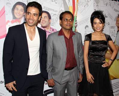 Tusshar Kapoor and Amrita Rao at 'Love U... Mr. Kalakaar!' movie screening