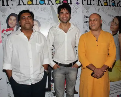 Ram Kapoor and Yatin Karyekar at 'Love U... Mr. Kalakaar!' movie screening