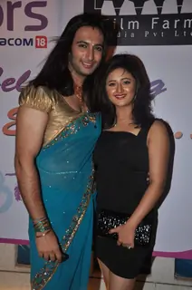 Nandish Sandhu and Rashmi Desai at Uttaran success bash at Juhu
