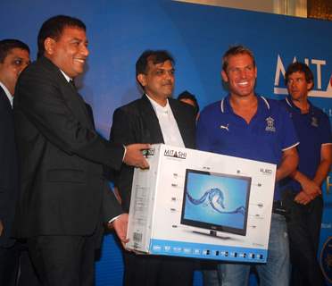 Rajasthan Royals team launches new range of Lcd Mitashi