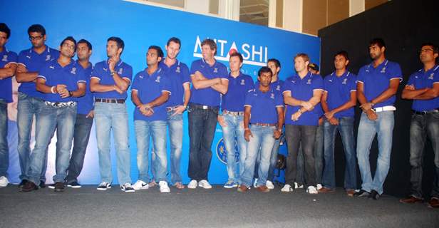 Rajasthan Royals team launches new range of Lcd Mitashi