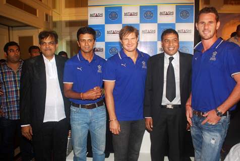 Rajasthan Royals team launches new range of Lcd Mitashi