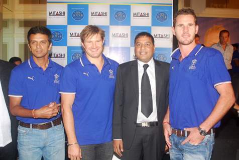 Rajasthan Royals team launches new range of Lcd Mitashi