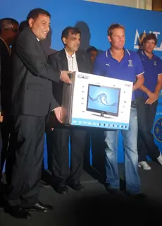 Rajasthan Royals team launches new range of Lcd Mitashi