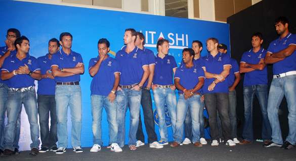 Rajasthan Royals team launches new range of Lcd Mitashi