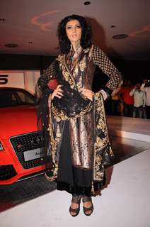 Model Laxmi Rana at Vikram Phadnis Audi show at Andheri in Mumbai..