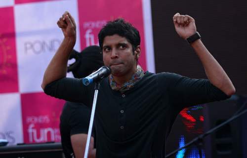 Farhan Akhtar music concert at Fun In the sun