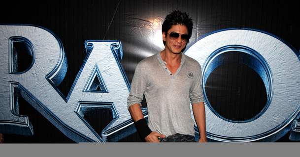 Shah Rukh Khan launch the theatrical promo of his film 'Ra.One' at IMAX BIG Cinemas in Wadala