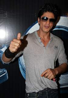 Shah Rukh Khan launch the theatrical promo of his film 'Ra.One' at IMAX BIG Cinemas in Wadala