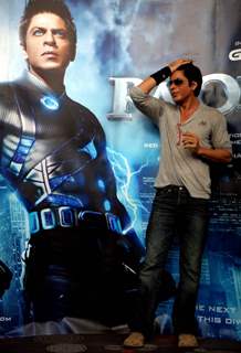 Shah Rukh Khan launch the theatrical promo of his film 'Ra.One' at IMAX BIG Cinemas in Wadala