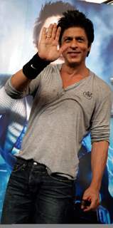 Shah Rukh Khan launch the theatrical promo of his film 'Ra.One' at IMAX BIG Cinemas in Wadala