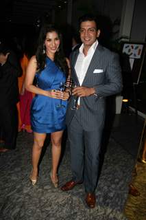 Sophie Chowdhary at Farah Ali Khan's dinner for Moet & Chandon champagne launch