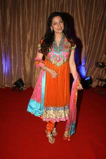 Juhi Chawla at Ganesh Hegde's Wedding reception