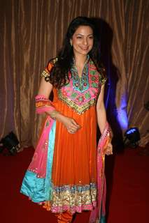 Juhi Chawla at Ganesh Hegde's Wedding reception