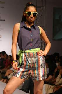 The fashion show by new graduate designers from Pearl Academy of Fashion,in New Delhi