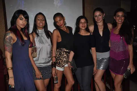 Participants at Khatron Ke Khiladi bash hosted by Endemol at Grillopolis