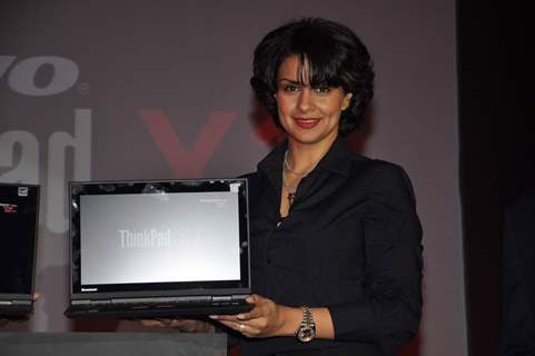 Gul Panag at Lenovo ThinkPad Laptop launch, Taj