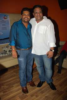 Santosh Singh with Kamlesh Singh at Ss Se Sarsati launch party of Ocean Multimedia India