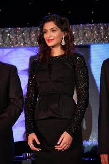 Sonam Kapoor at IIJW fashion week announcement, Grand Hyatt in Mumbai