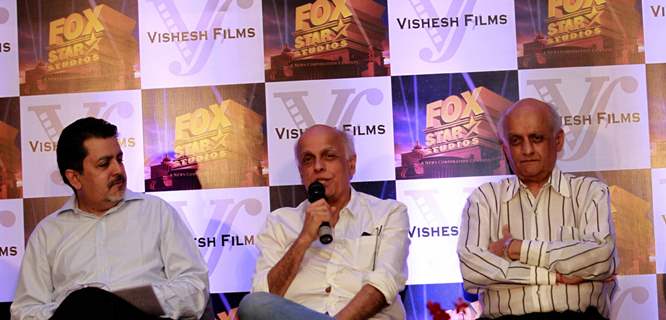 Mahesh and Mukesh Bhatt grace Fox Star Vishesh Studio tie up meet at JW Marriott