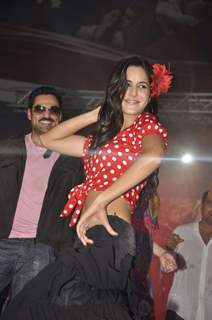 Katrina and Abhay Deol at Music launch of movie 'Zindagi Na Milegi Dobara' at Nirmal Lifestyle