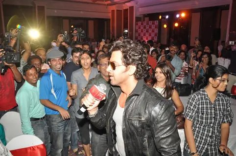 Hrithik Roshan at television’s reality show platform, 'Just Dance' press meet at TajLands End