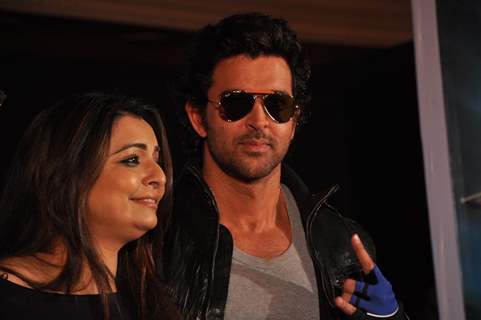 Hrithik Roshan and Vaibhavi Merchant at television’s reality show platform, 'Just Dance' press meet at TajLands End