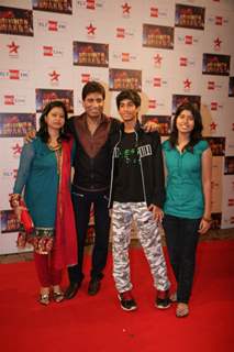 Raju Shrivastav with family at Big Television Awards at YashRaj Studios