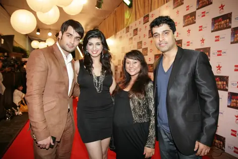 Vivian Dsena, Vahbbiz Dorabjee, Shakti Anand and Sai at Big Television Awards at YashRaj Studios