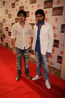 Rohit Khurana and Sharhaan Singh at Big Television Awards at YashRaj Studios