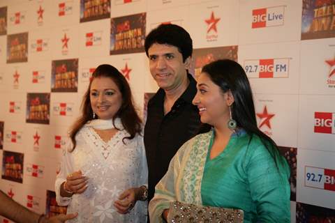 Anita Kanwal, Sooraj Thapar and Shruti Ulfat at Big Television Awards at YashRaj Studios