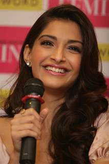 Sonam Kapoor at Femina Magazine event at Crossword Store in PVR Dynamix Mall in Juhu, Mumbai