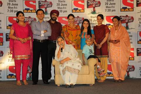 Cast and Crew at launch of SAB TV serial Ammaji Ki Galli at JW Marriott