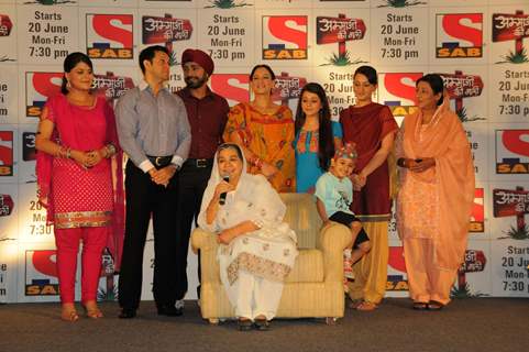 Cast and Crew at launch of SAB TV serial Ammaji Ki Galli at JW Marriott