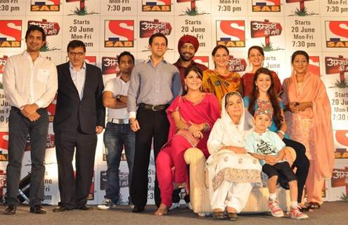 Cast and Crew at launch of SAB TV serial Ammaji Ki Galli at JW Marriott