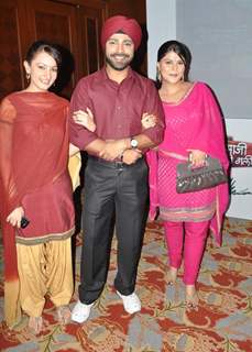 Upasana Shukla and Abir Goswami at launch of SAB TV serial Ammaji Ki Galli at JW Marriott