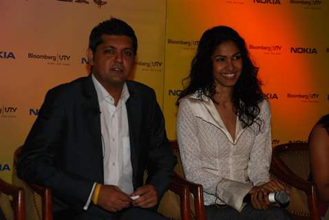 Nethra at 'Bloomberg' UTV's show launch at ITC Parel in Mumbai