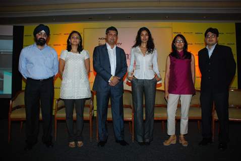 Nethra at 'Bloomberg' UTV's show launch at ITC Parel in Mumbai