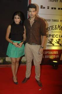 Karan Kundra and Kritika Kamra at the Gold Awards at Film City