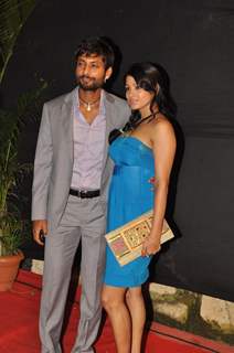 Barkha Bisht and Indraneil Sengupta at the Gold Awards at Film City