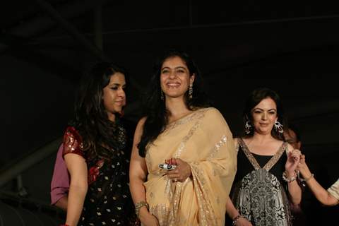 Kajol and Nita Ambani walk the ramp for Shaina NC and Manish Malhotra at the Pidilite-CPAA charity