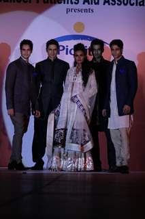 Models walk the ramp for Shaina NC and Manish Malhotra at the Pidilite-CPAA charity fashion show