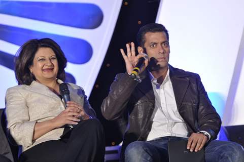 Salman Khan launches Blackberry Playbook